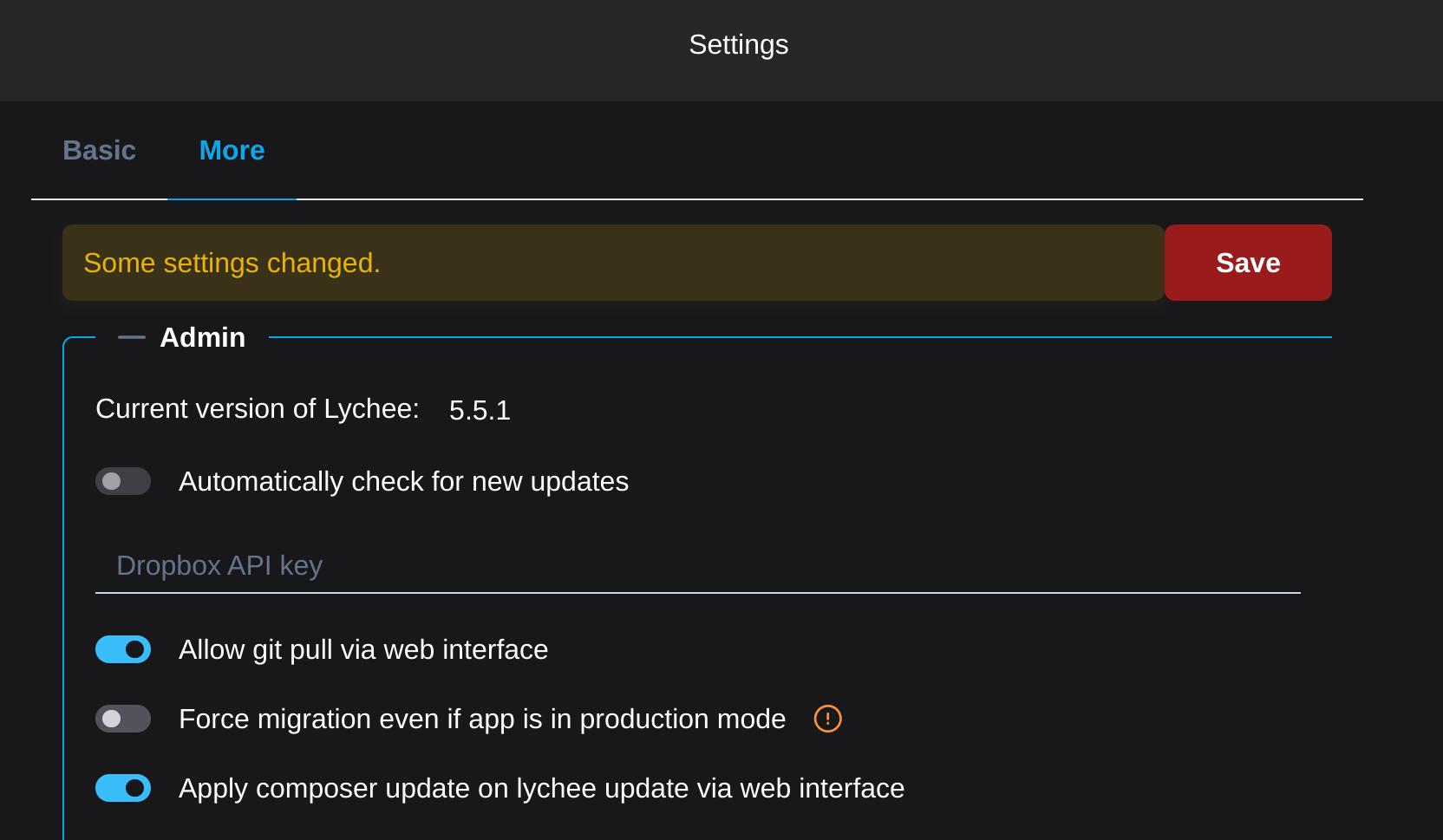 Bite-size v6 is a series of small post showing the progress made on the development of the future version of Lychee.